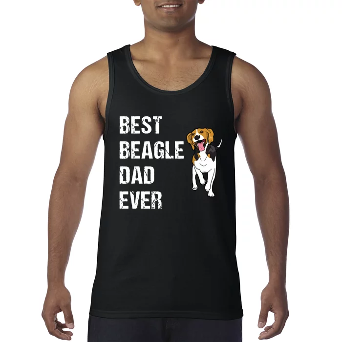 Beagle Best Beagle Dad Ever Tank Top