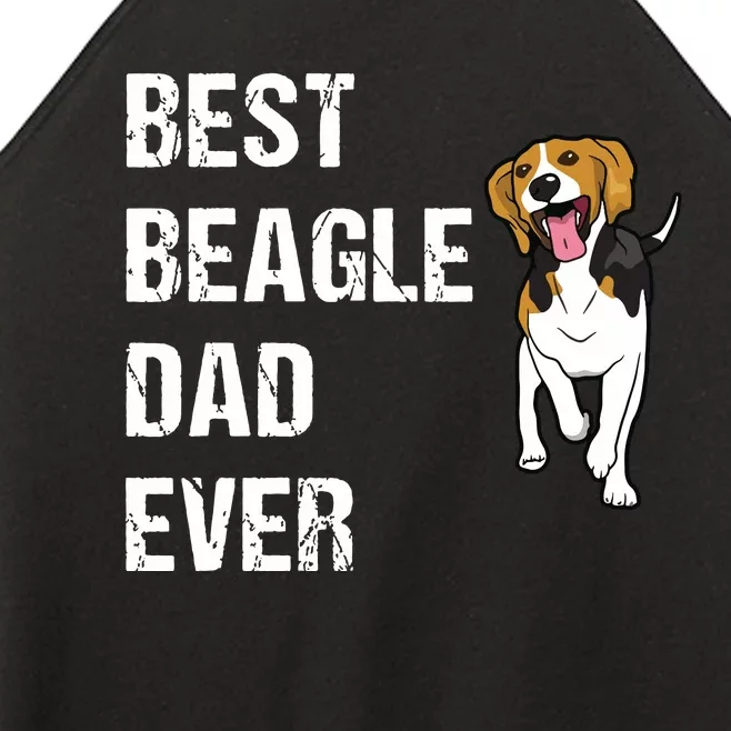 Beagle Best Beagle Dad Ever Women’s Perfect Tri Rocker Tank