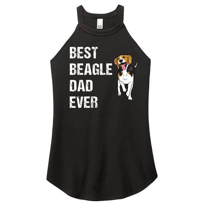 Beagle Best Beagle Dad Ever Women’s Perfect Tri Rocker Tank