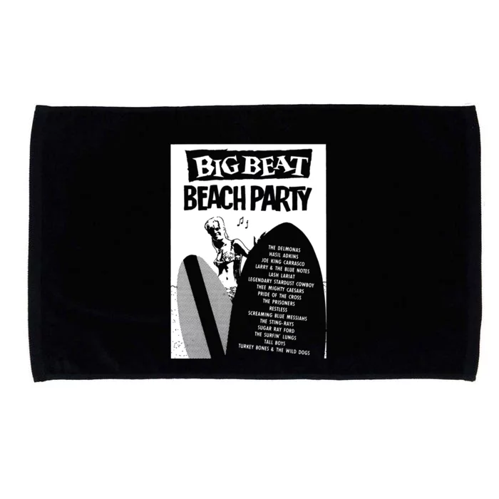 Big Beat Beach Party Microfiber Hand Towel