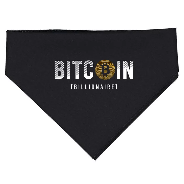 Bitcoin Billionaire USA-Made Doggie Bandana