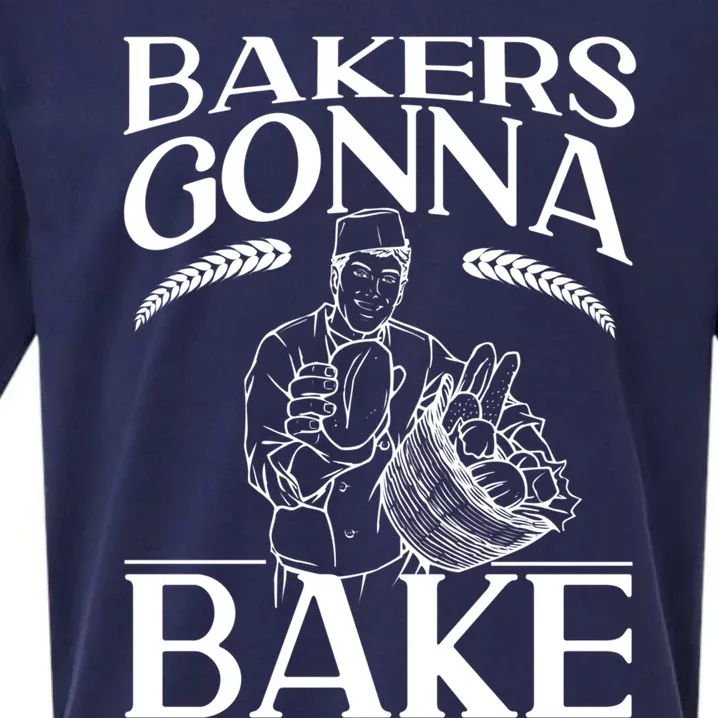 Bake Baking Bread Bakers Gonna Bake Gift Sueded Cloud Jersey T-Shirt