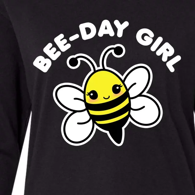 Birthday Bee Beegiftday Kawaii Bee Matching Drawing Great Gift Womens Cotton Relaxed Long Sleeve T-Shirt