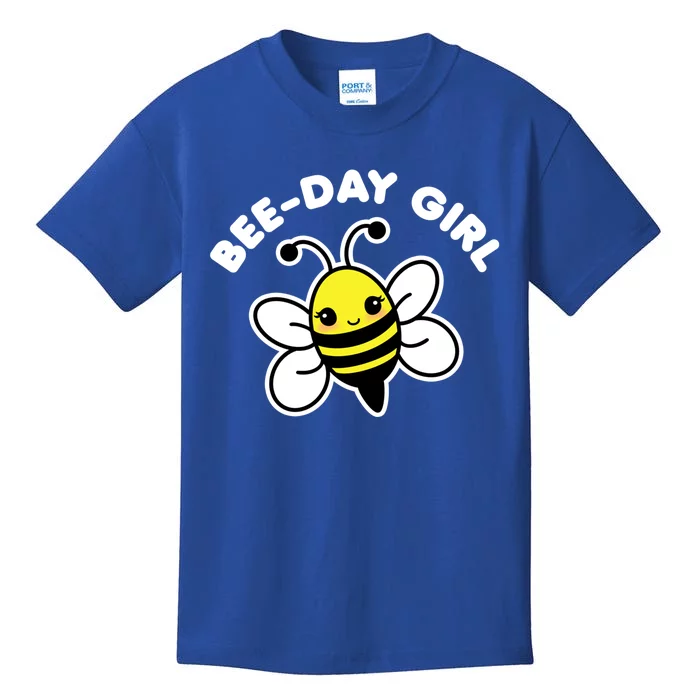 Birthday Bee Beegiftday Kawaii Bee Matching Drawing Great Gift Kids T-Shirt