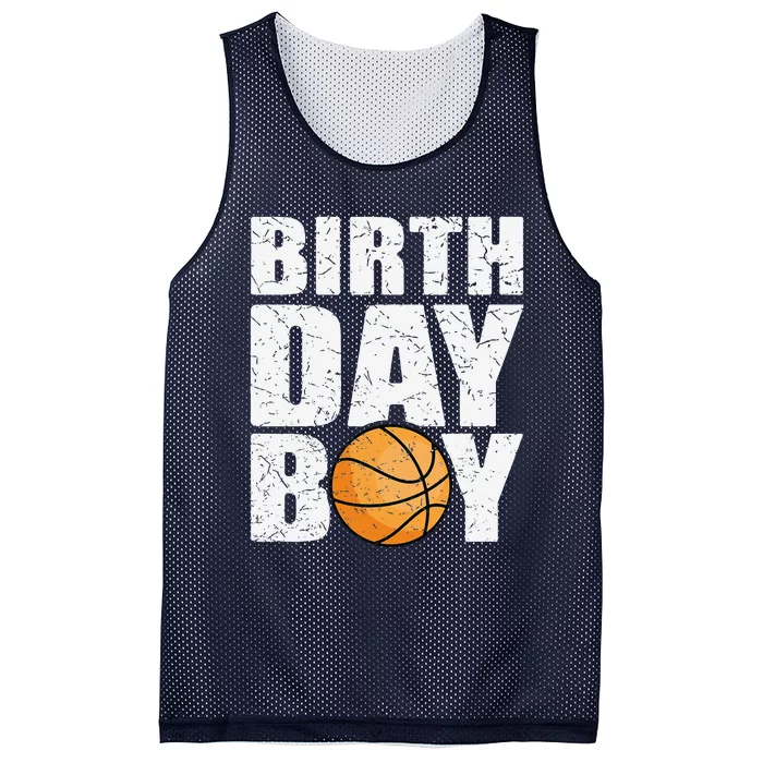 Birthday Boy Basketball Theme Party Future Basketball Player Mesh Reversible Basketball Jersey Tank