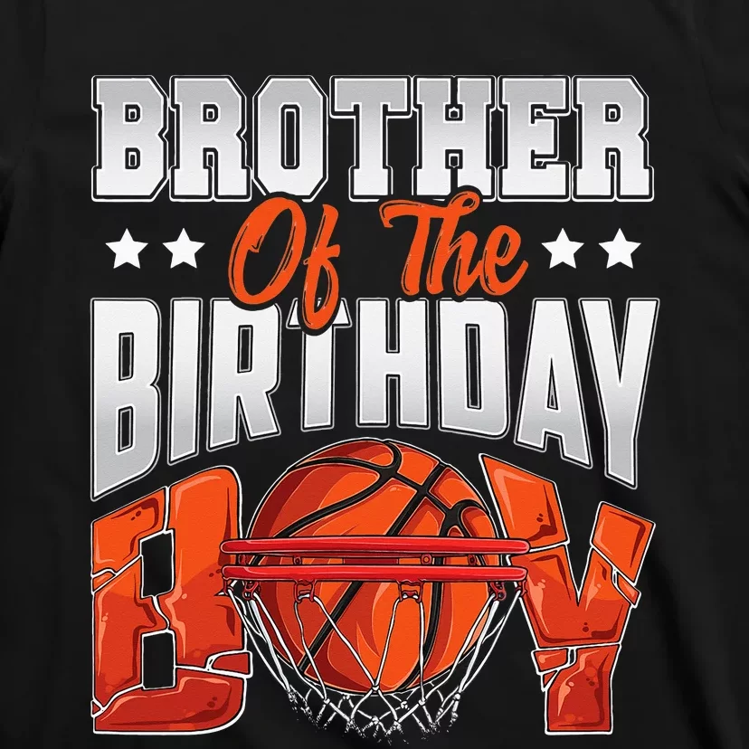 Brother basketball birthday Family Baller bday Party T-Shirt