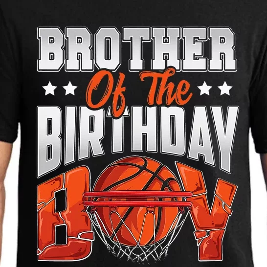 Brother basketball birthday Family Baller bday Party Pajama Set