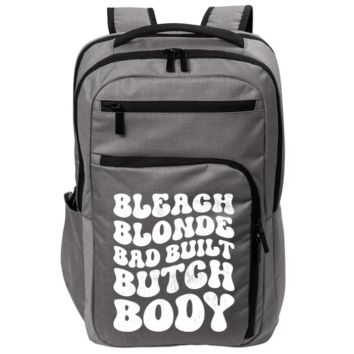 Bleach Blonde Bad Built Butch Body Impact Tech Backpack