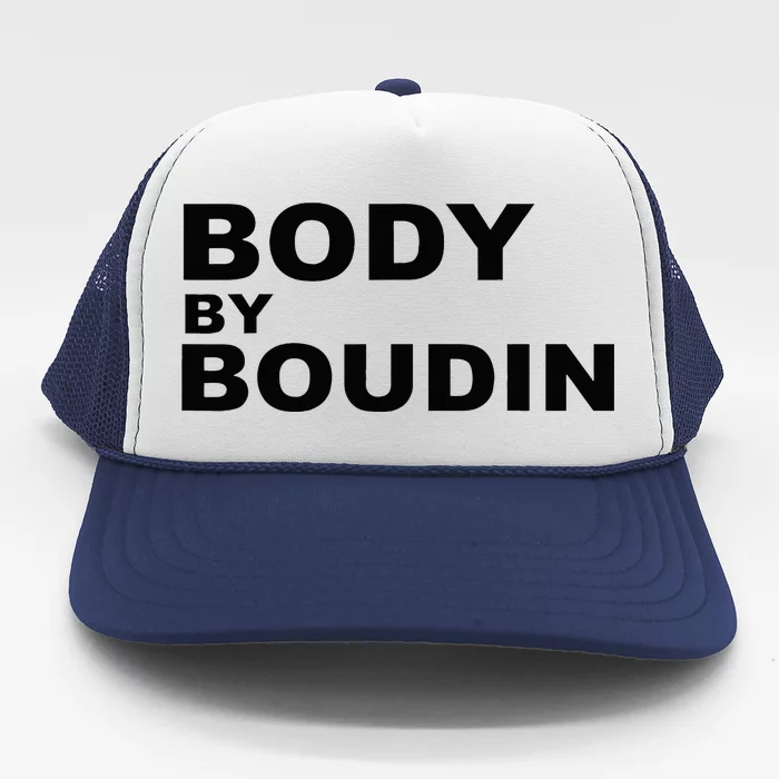 Body By Boudin  Louisiana Cajun Food Souvenir Trucker Hat