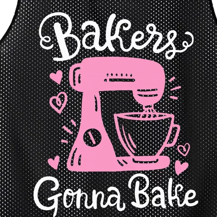 Baking Baker Bakery Bakers Gonna Bake Mesh Reversible Basketball Jersey Tank