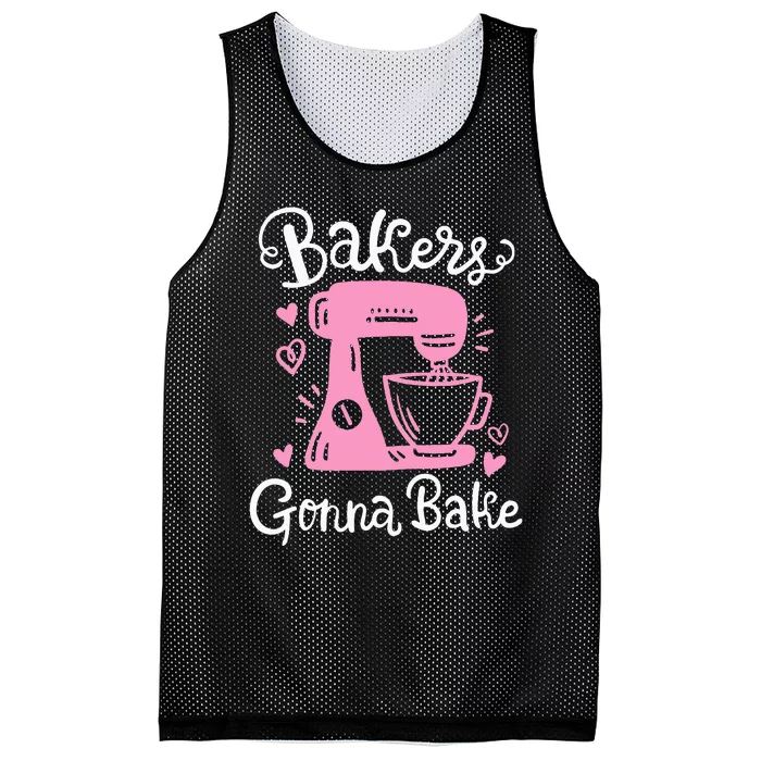 Baking Baker Bakery Bakers Gonna Bake Mesh Reversible Basketball Jersey Tank