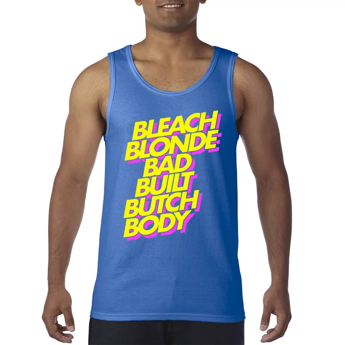 Bleach Blonde Bad Built Butch Body Anti Maga Tank Top