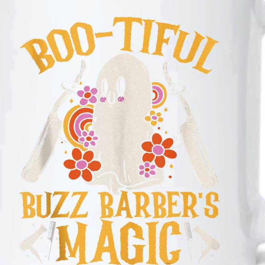 Bootiful Buzz BarberS Magic Scary Barber Funny Halloween Black Color Changing Mug