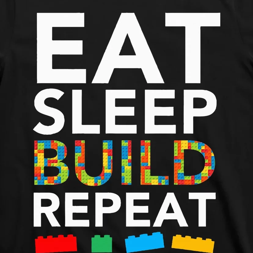 Building Blocks Bricks The Master Builder's Guide T-Shirt