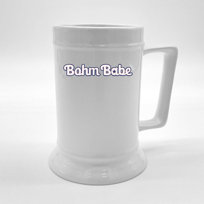 Bohm Babe Front & Back Beer Stein