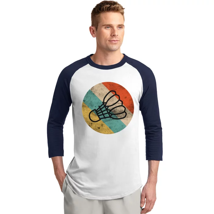 Badminton Badminton Ball Design Shuttlecock Great Gift Baseball Sleeve Shirt