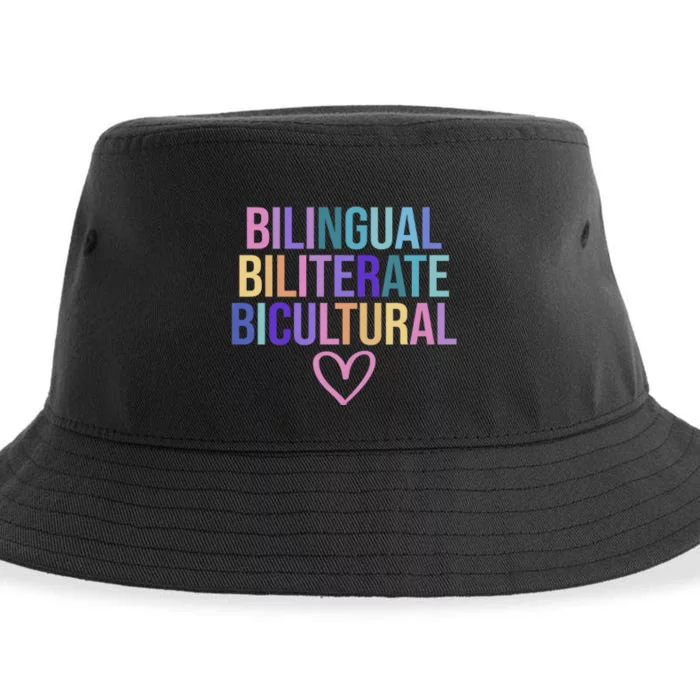 Bilingual Biliterate Bicultural Dual Language Immersion Sustainable Bucket Hat