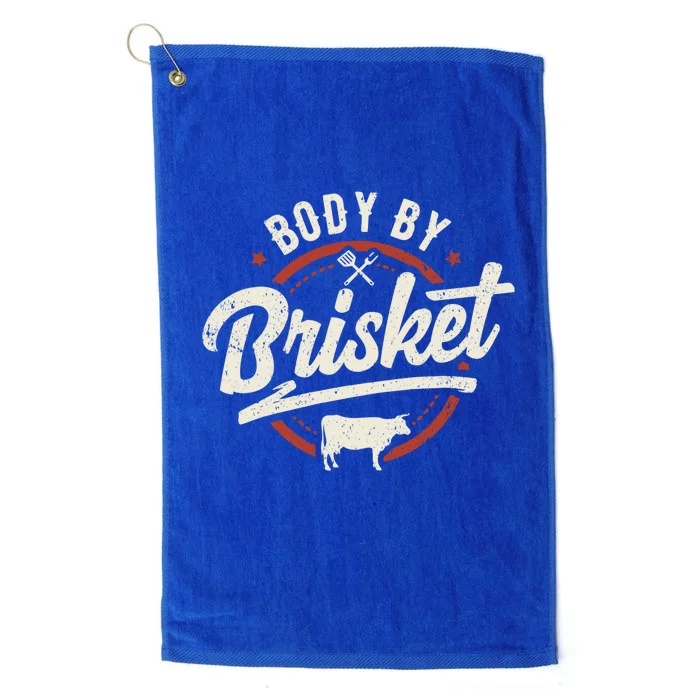 Body By Brisket Backyard Cookout Bbq Grill Gift Platinum Collection Golf Towel