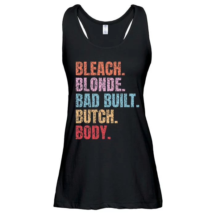 Bleach Blonde Bad Build Butch Body Ladies Essential Flowy Tank