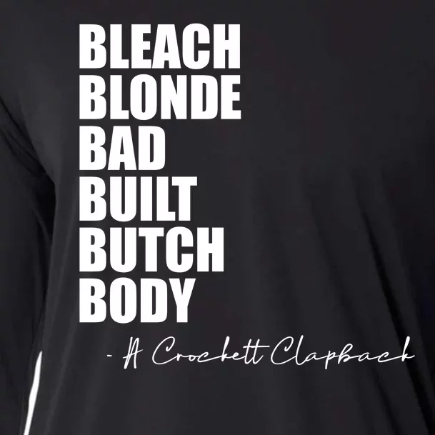 Bleach Blonde Bad Built Butch Body Cooling Performance Long Sleeve Crew