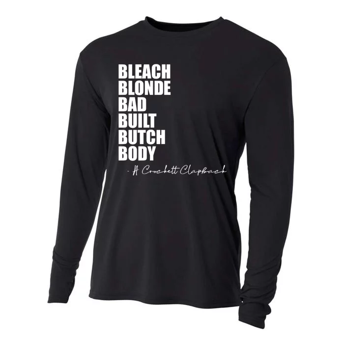 Bleach Blonde Bad Built Butch Body Cooling Performance Long Sleeve Crew