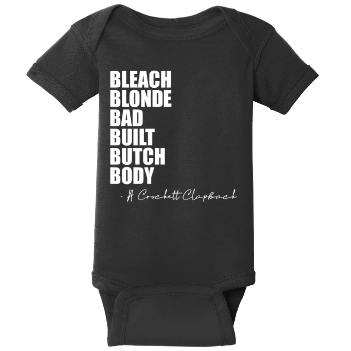 Bleach Blonde Bad Built Butch Body Baby Bodysuit