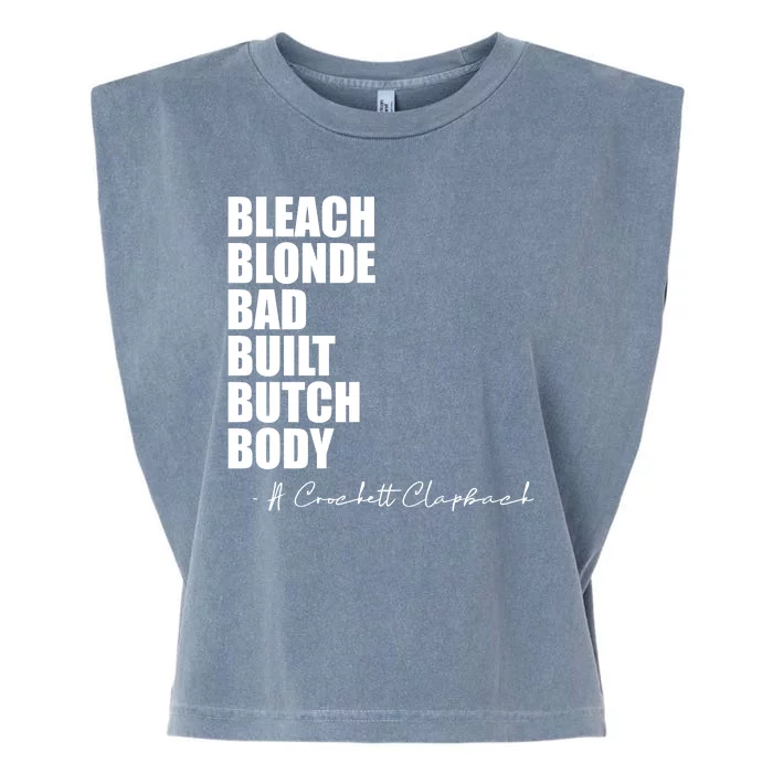 Bleach Blonde Bad Built Butch Body Garment-Dyed Women's Muscle Tee