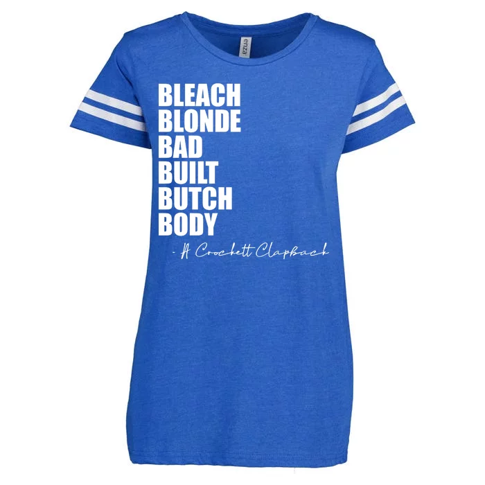 Bleach Blonde Bad Built Butch Body Enza Ladies Jersey Football T-Shirt