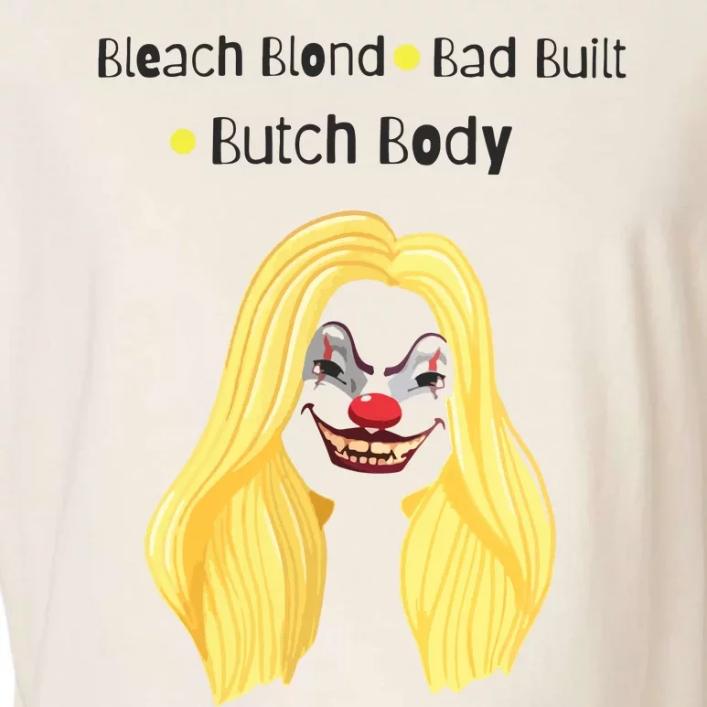 Bleach Blonde Bad Built Butch Body Garment-Dyed Women's Muscle Tee