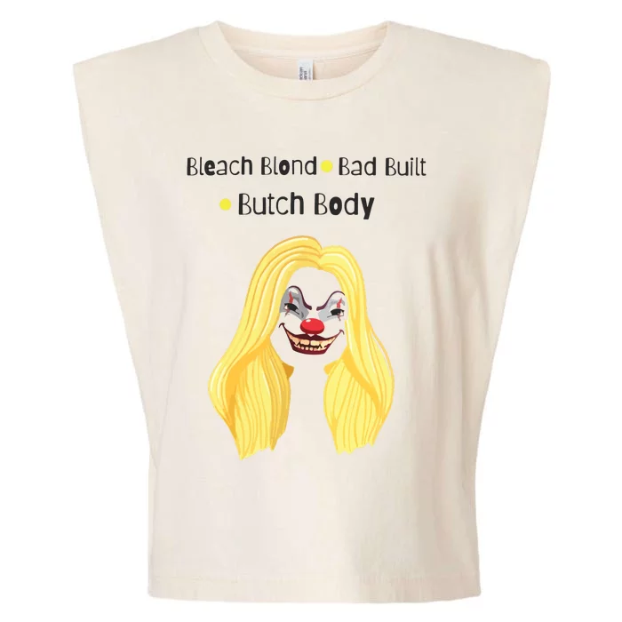 Bleach Blonde Bad Built Butch Body Garment-Dyed Women's Muscle Tee