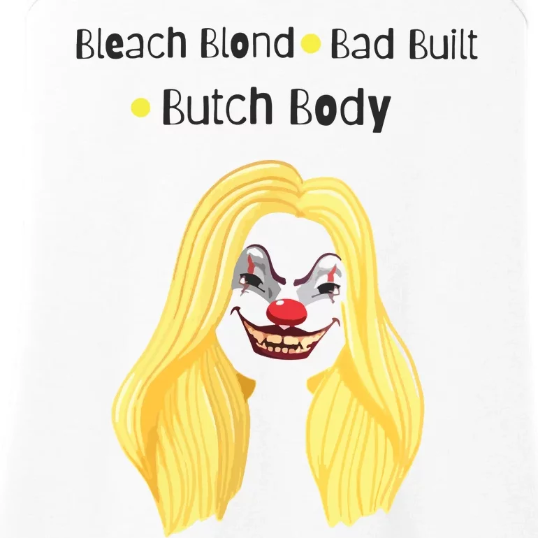 Bleach Blonde Bad Built Butch Body Ladies Essential Tank