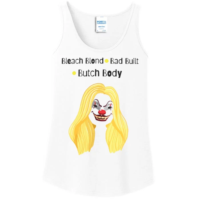 Bleach Blonde Bad Built Butch Body Ladies Essential Tank