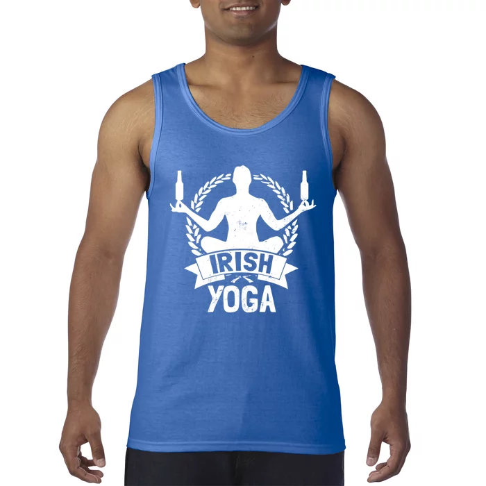 Balance Beer Bottles Design Irish Yoga Cool Gift Tank Top