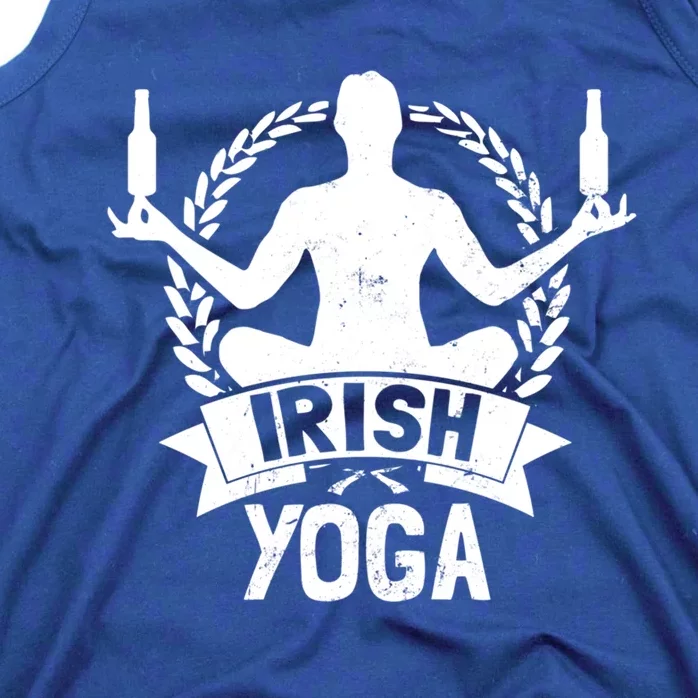 Balance Beer Bottles Design Irish Yoga Cool Gift Tank Top