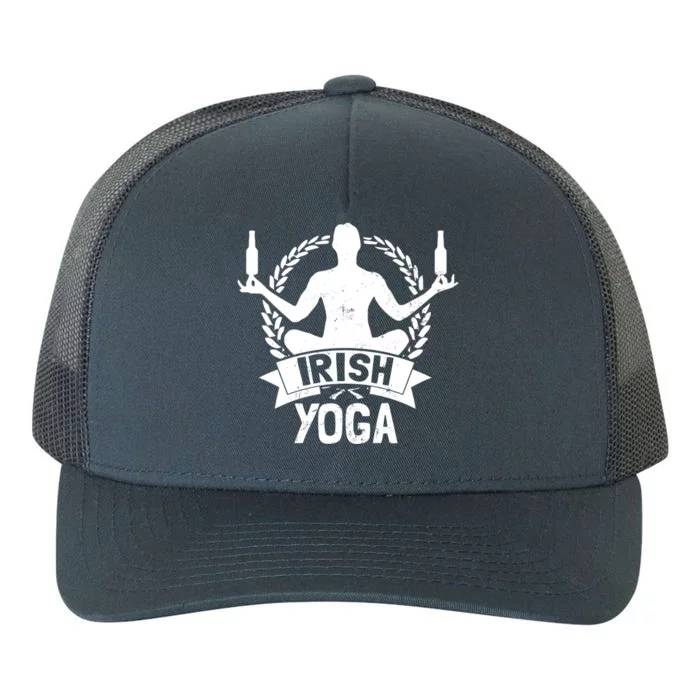 Balance Beer Bottles Design Irish Yoga Cool Gift Yupoong Adult 5-Panel Trucker Hat