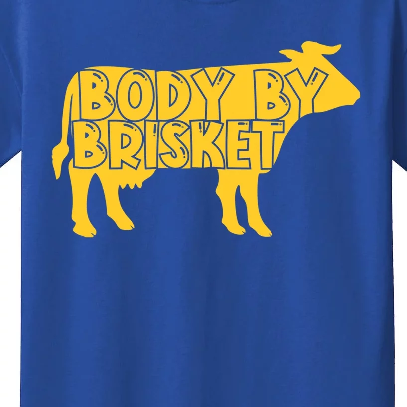 Body By Brisket Meat Carnivore Bbq Grill Funny Grilling Gift Cool Gift Kids T-Shirt