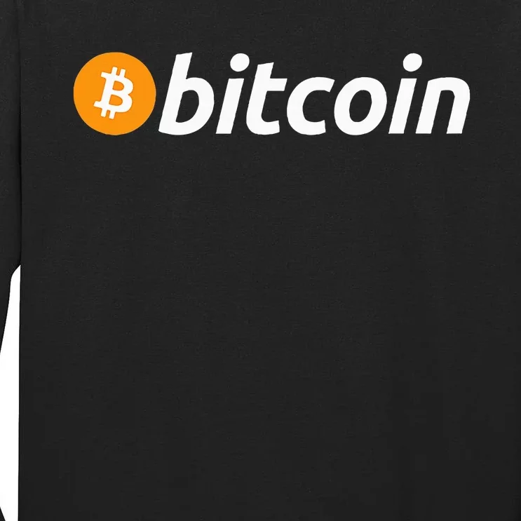 Bitcoin Btc Tall Long Sleeve T-Shirt