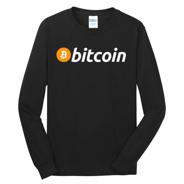 Bitcoin Btc Tall Long Sleeve T-Shirt