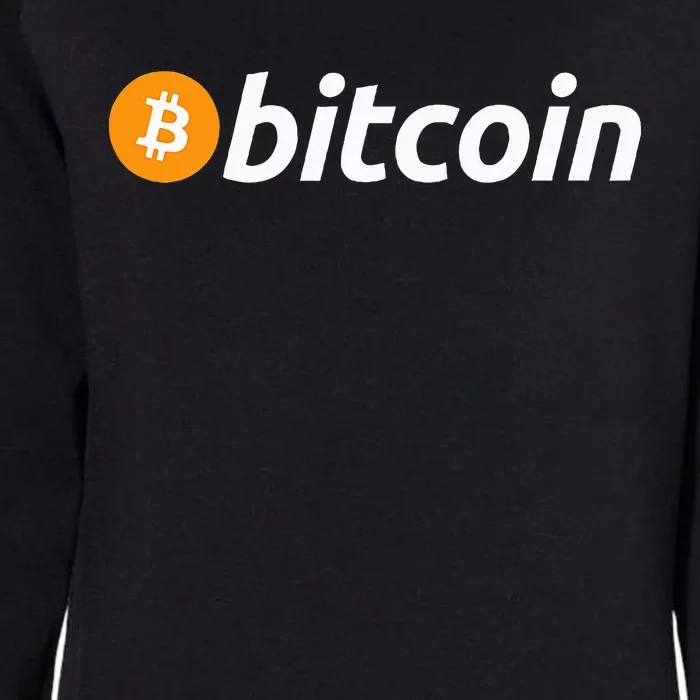 Bitcoin Btc Womens California Wash Sweatshirt