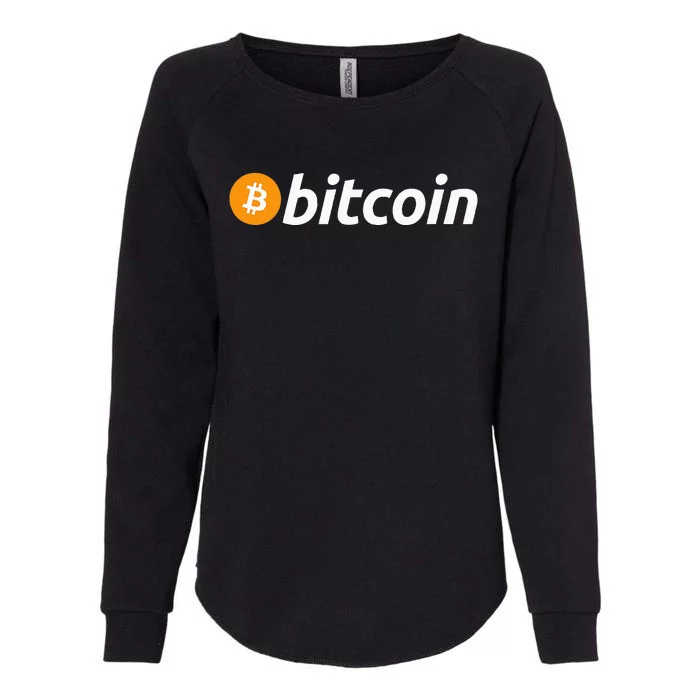 Bitcoin Btc Womens California Wash Sweatshirt