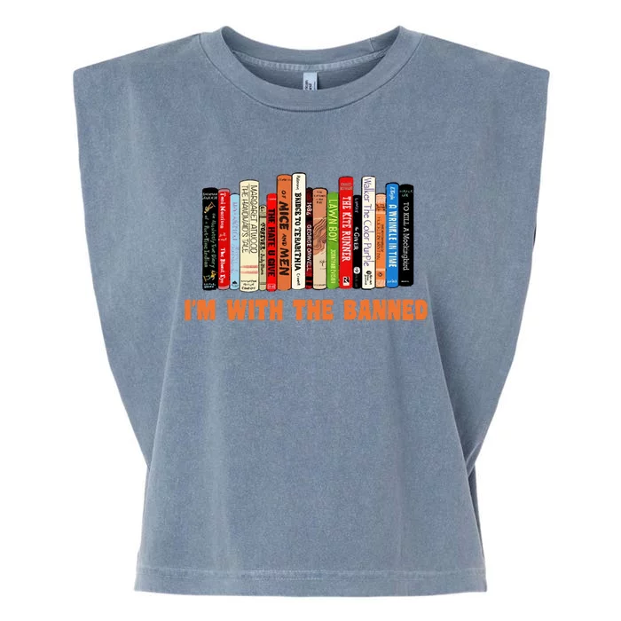 Banned Books Garment-Dyed Women's Muscle Tee