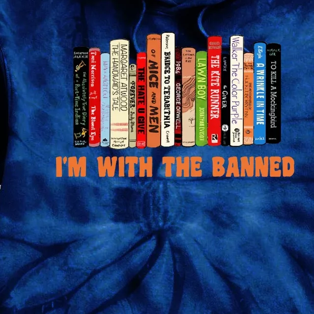 Banned Books Tie Dye Hoodie