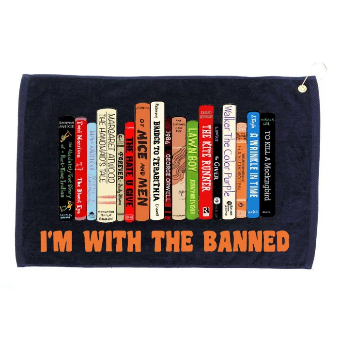 Banned Books Grommeted Golf Towel