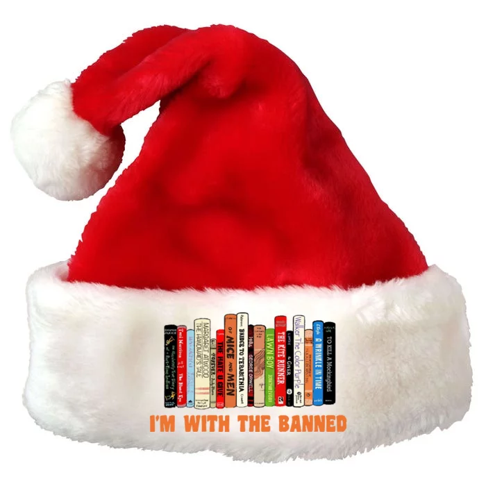 Banned Books Premium Christmas Santa Hat