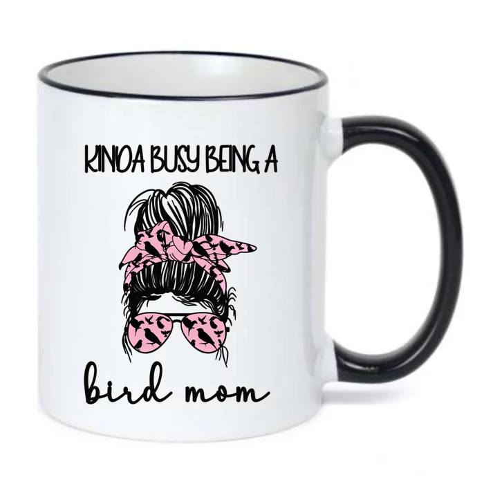 Busy Being Bird Mom Bird Owner Bird Mother Cool Gift Black Color Changing Mug