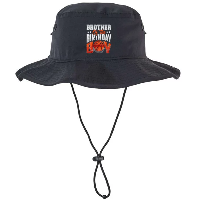 Brother Basketball Birthday Boy Family Baller Bday Party Legacy Cool Fit Booney Bucket Hat