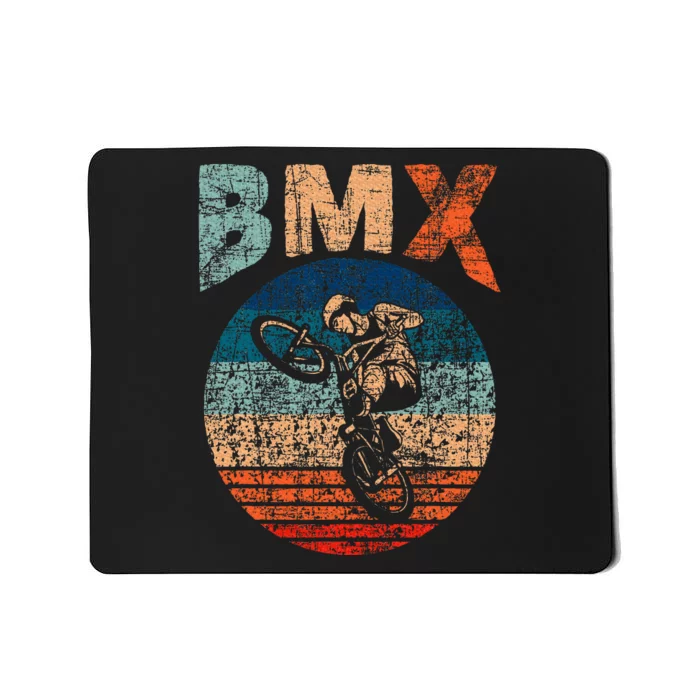 Bmx Bike Bicycle Rider Cyclist Racing Stunt Road Biking Mousepad