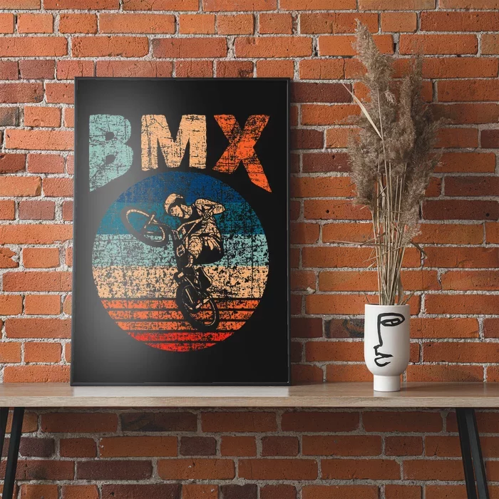 Bmx Bike Bicycle Rider Cyclist Racing Stunt Road Biking Poster