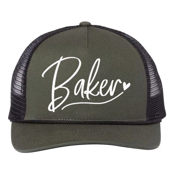 Baker Baking Retro Rope Trucker Hat Cap