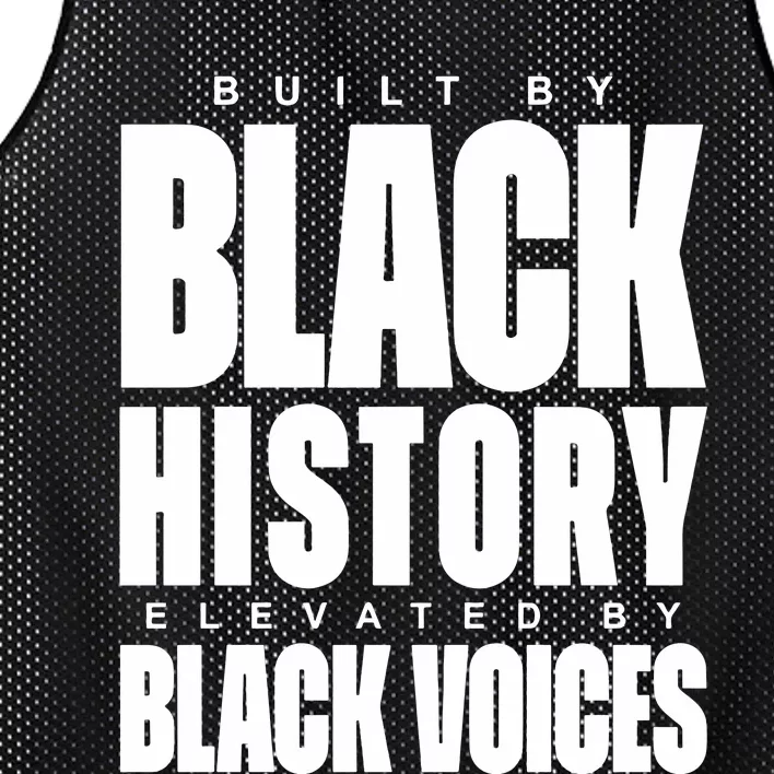 Built By Black History Elevated By Black Voices Mesh Reversible Basketball Jersey Tank